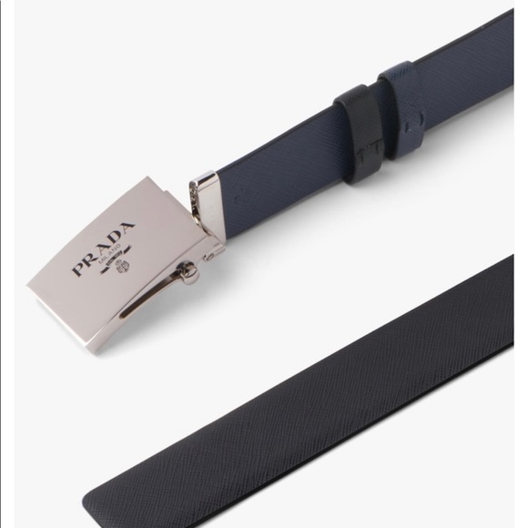 Prada Other - Prada Saffiano Reversible Belt